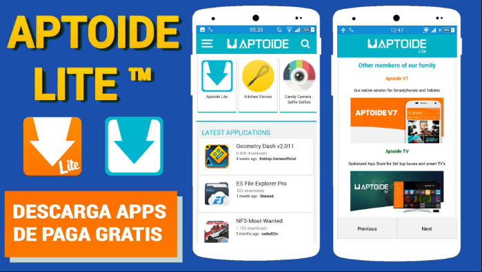 Download Aptoide lite apk