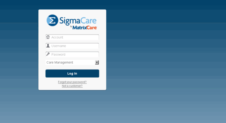 SigmaCare Login - EMR Software