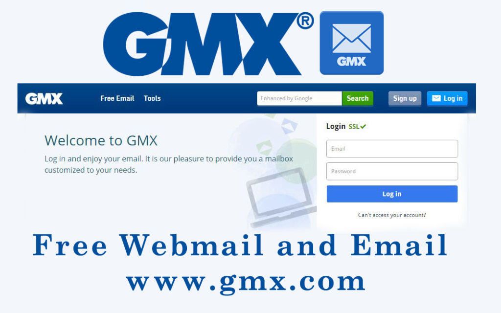 GMX Web Mail Account Login- Tips How To Create Account.