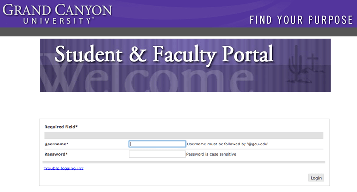 Gcu student portal