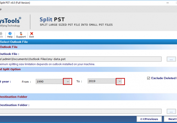 How to Split PST File by Year Without Data Loss?