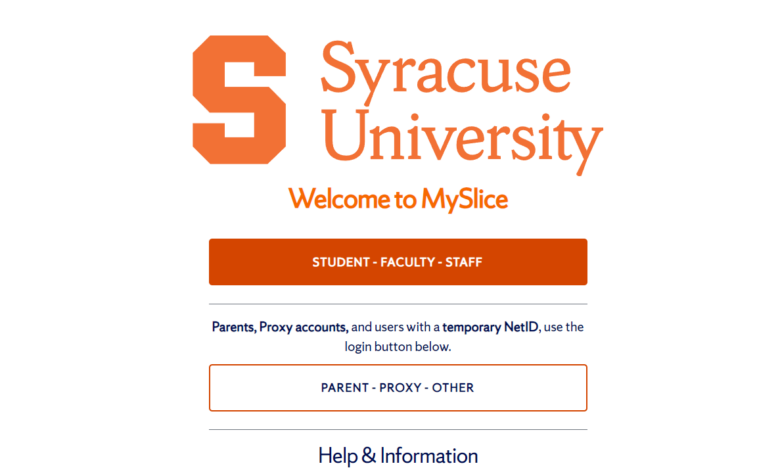 MySlice Student Portal Login Guide - Syracuse University